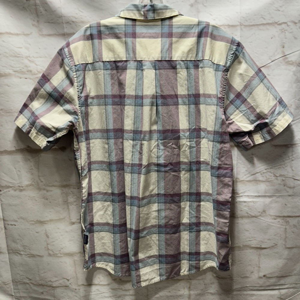 Patagonia organic cotton short sleeve plaid shirt size medium - Picture 4 of 4